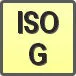 Piktogram - Typ ISO: ISO G